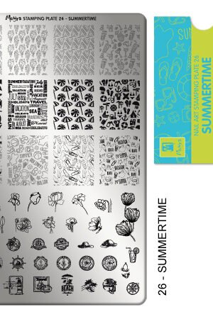 Stamping Plate - 026 Summertime
