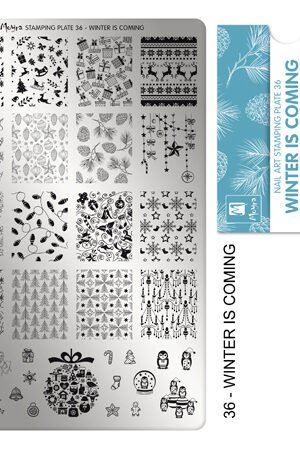 Stamping Plate - 036 Winter Is Coming