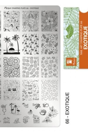 Stamping Plate - 066 Exotique