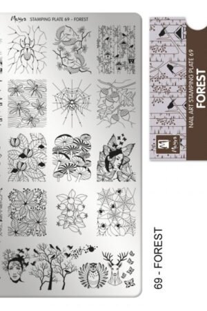 Stamping Plate - 069 Forest
