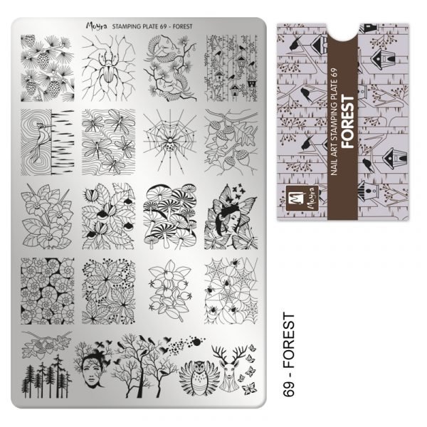 Stamping Plate - 069 Forest