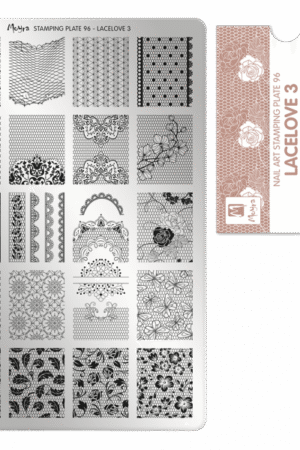 Stamping Plate - 096 Lacelove 3