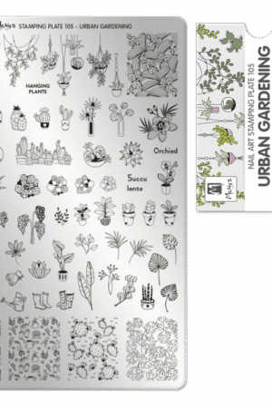 Stamping Plate - 105 Urban Gardening