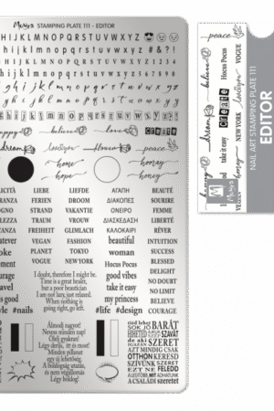 Stamping Plate - 111 Editor