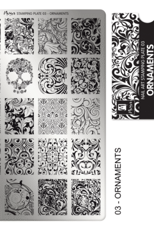 Stamping Plate - 003 Ornaments